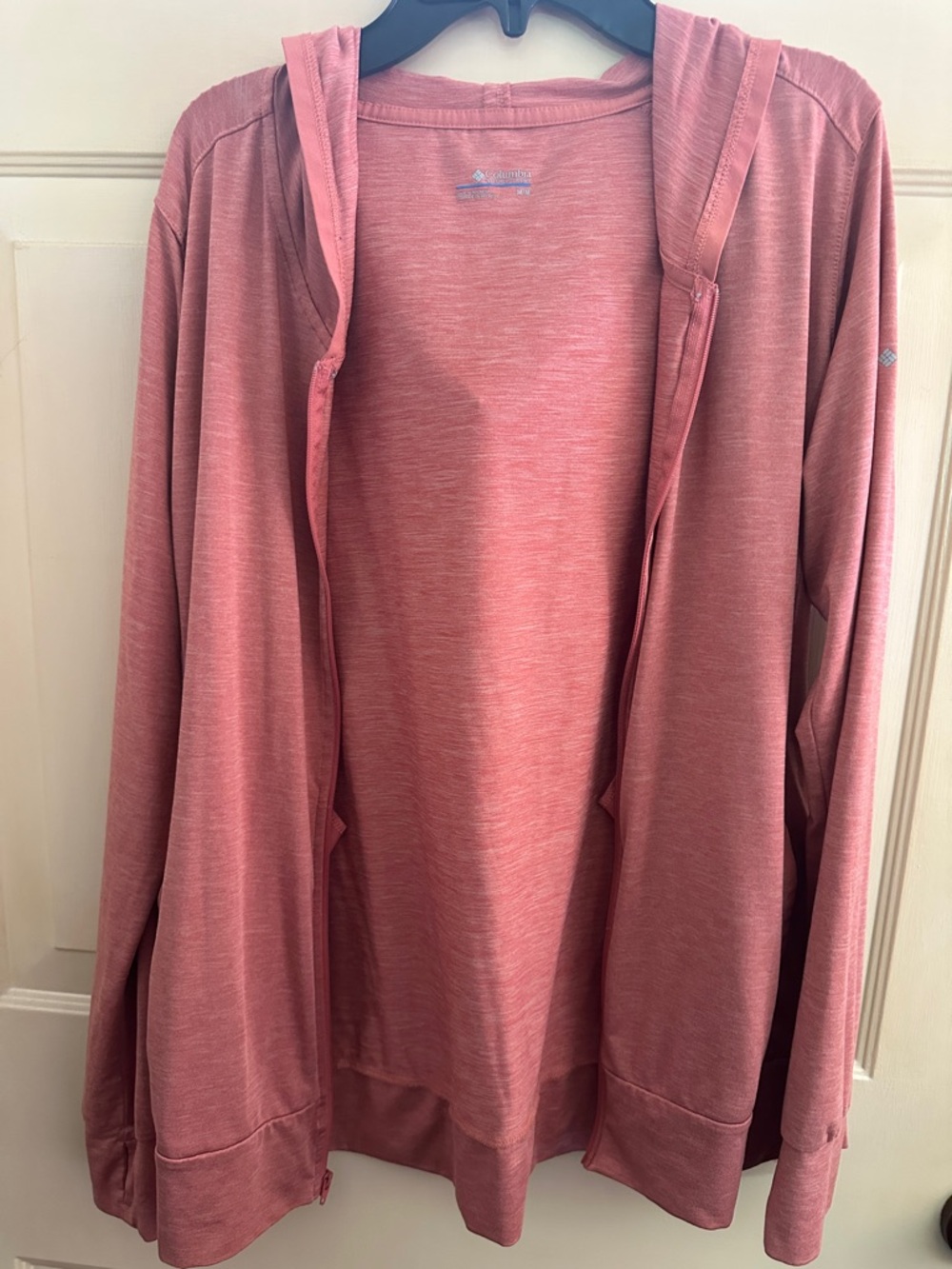 Columbia Open Hooded Cardigan in Dusty Rose